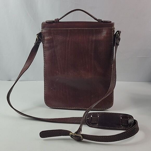 CHIARUGI Genuine Leather Men's Messenger Crossbody Bag - Picture 2 of 14